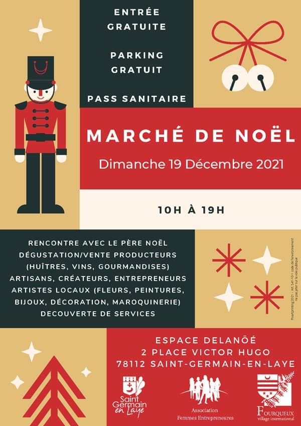 Marché de Noël à Saint-Germain-en-Laye 19/12/2021